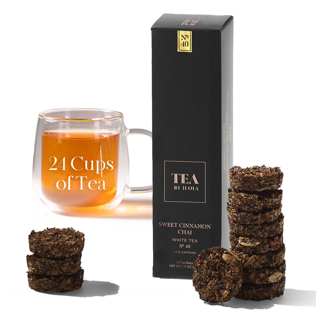 Sweet Cinnamon Chai No. 40 – Spiced Probiotic White Tea Discs