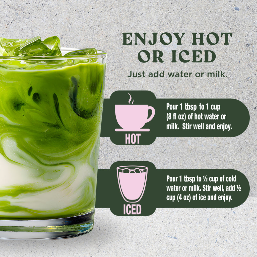 Harmony Matcha Strawberry, Premium Shade-Grown Japanese Matcha, Sweetened with Organic Sugar, 20 Servings
