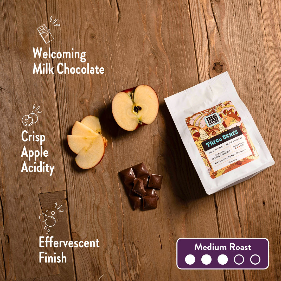 Three Bears | Signature Decaf Blend | Naturally Decaffeinated