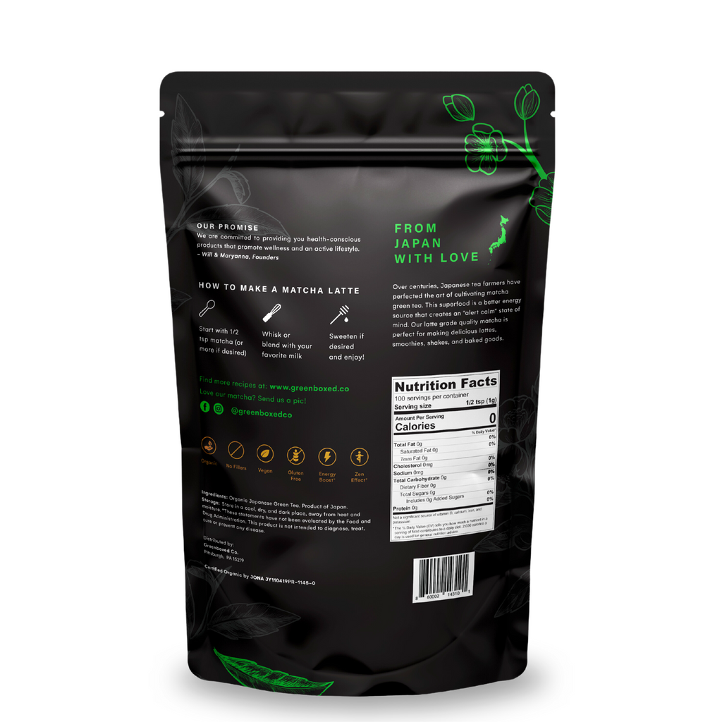 Latte Grade Matcha — 3.52 oz.