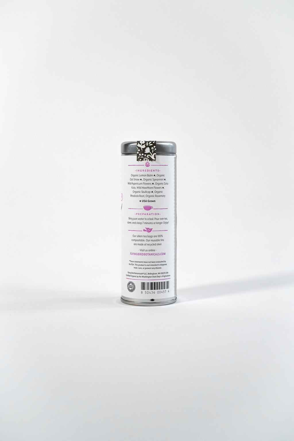 "Serene Spirit" Organic Tea Gift Set w. Honey & Tea Towel (Restful Brew)