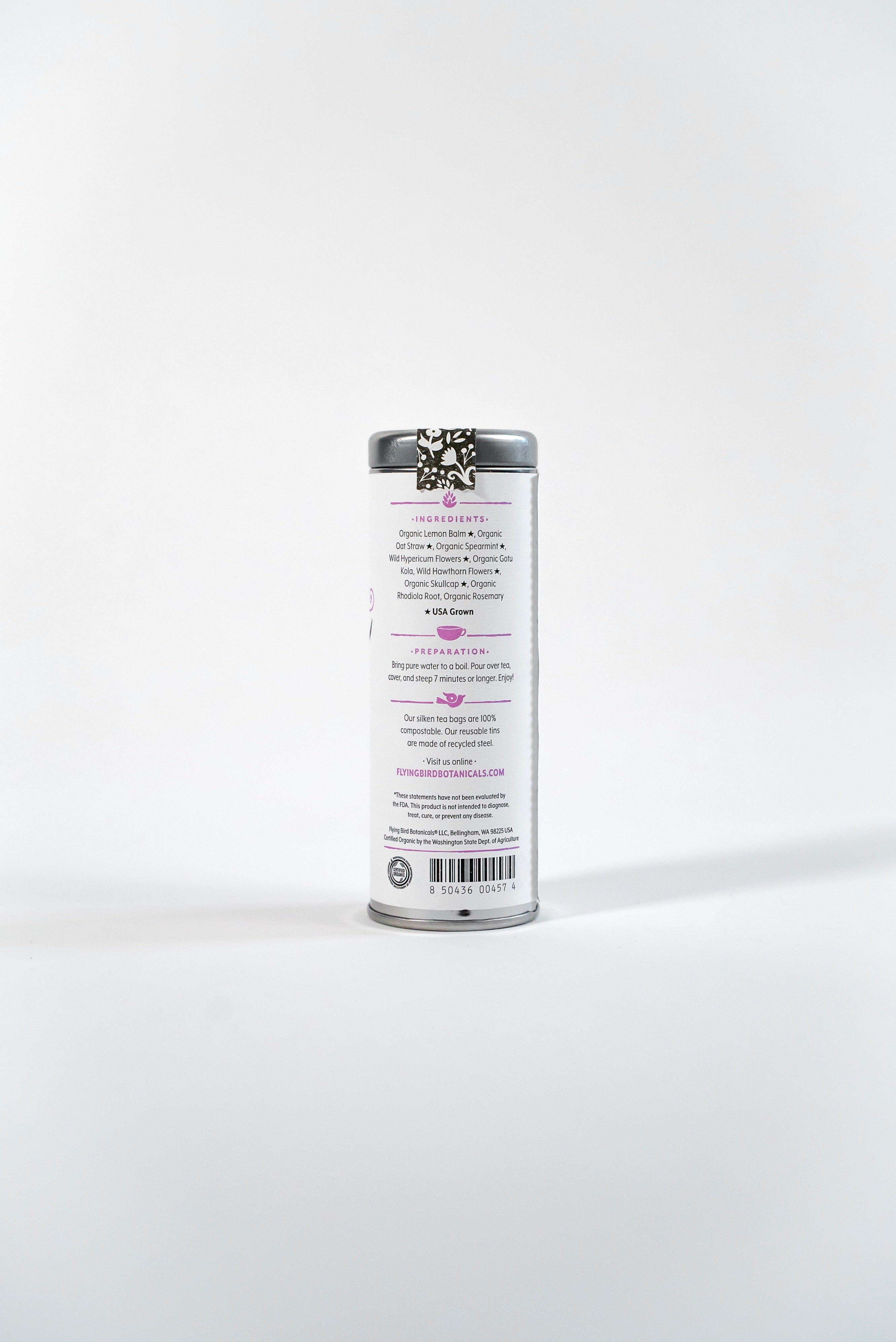 "Serene Spirit" Organic Tea Gift Set w. Honey & Tea Towel (Restful Brew)