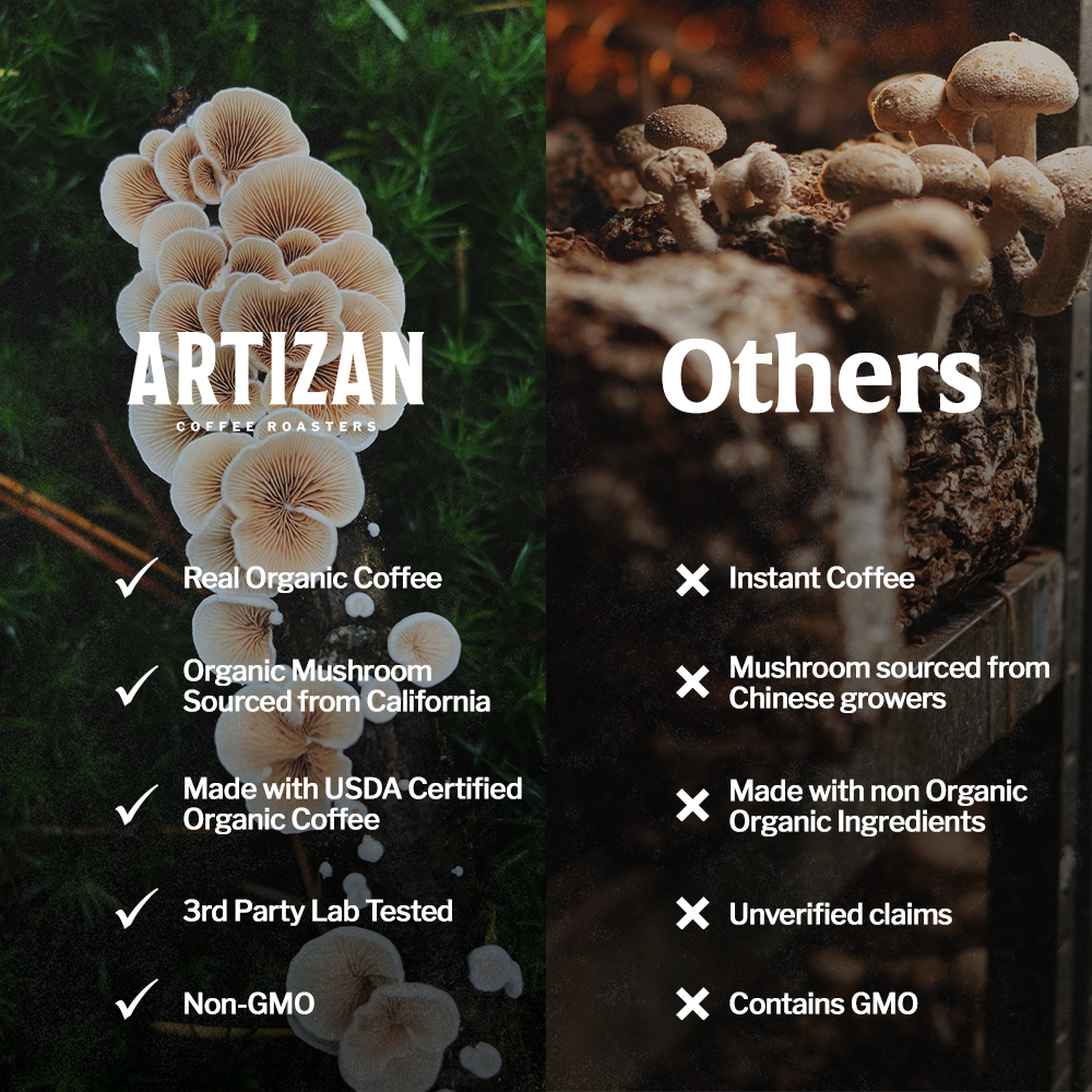 Organic Mushroom Tremella Half Caffeinated - Espresso