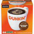 Dunkin Original Blend Medium Roast Coffee, 44 Keurig K-Cup Pods