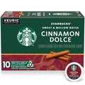 Starbucks K-Cup Coffee Pods, Cinnamon Dolce Flavored Coffee, Naturally Flavored, 100% Arabica, 1 Box (10 Pods)