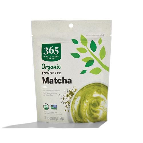 Whole Foods Market, Organic Powdered Matcha, Finely Ground Whole Leaf Green Tea, 5 Ounce