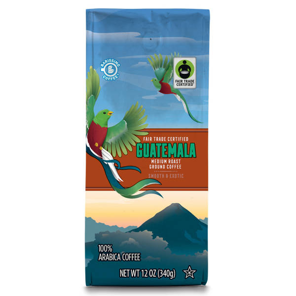 Barissimo Fair Trade Single Origin Guatemala Medium Roast Ground Coffee, 12 oz