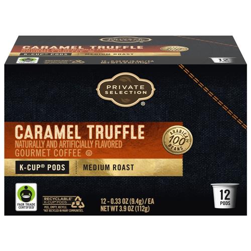 Private Selection Caramel Truffle Medium Roast Coffee Pods 12 ct