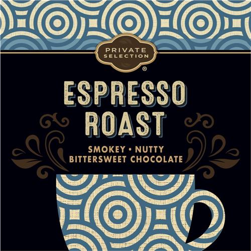 Private Selection Espresso Roast Dark Roast Coffee Pods 12 ct