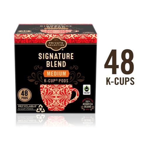 Private Selection Signature Blend Medium Roast Coffee Pods 48 ct
