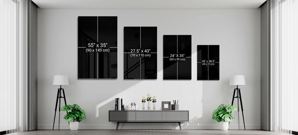 Coffee Cup And Beans With Quote Glass Wall Art