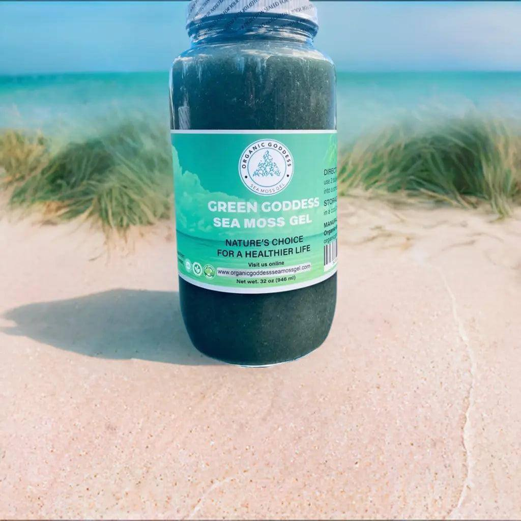 Organic Goddess Green Sea Moss Gel – Wildcrafted, Pure & Nutrient-Rich