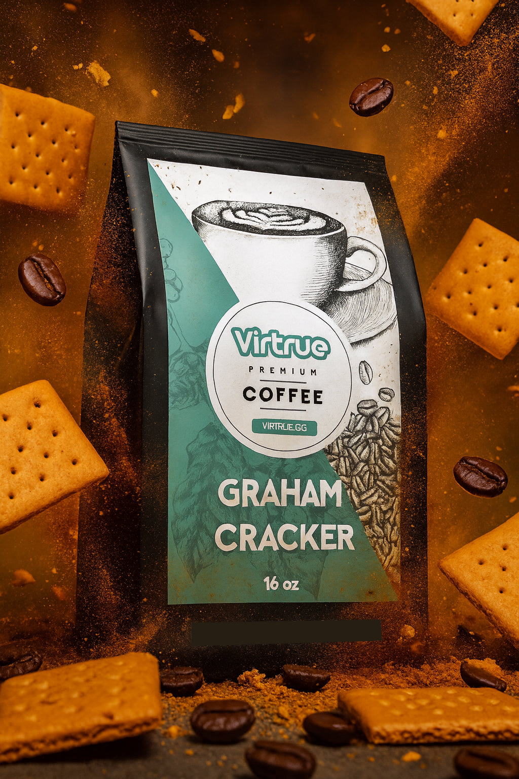 Decaf Coffee – 16oz | Full Flavor No Jitters , Small Batch, Expertly Roasted