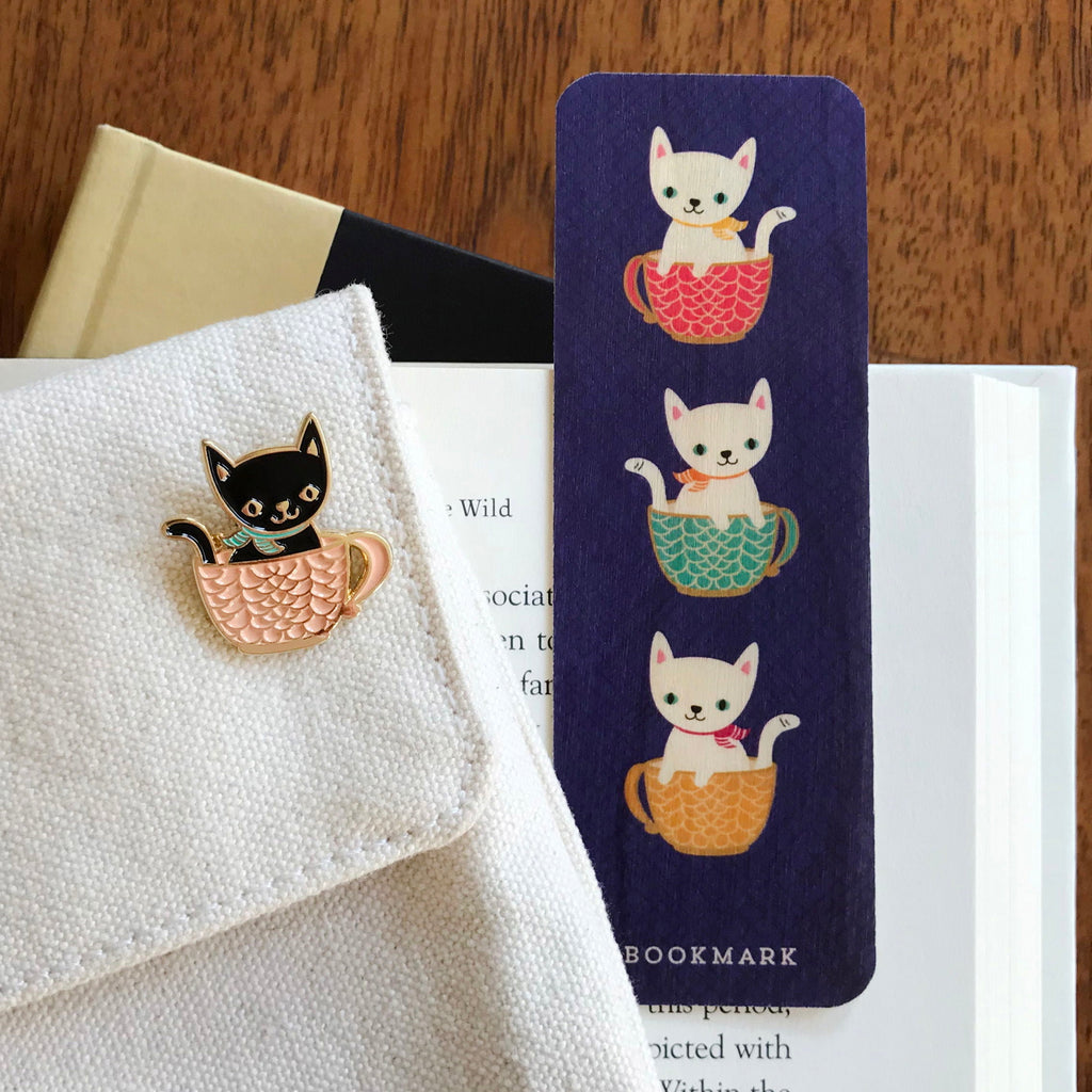 Coffee Kitty Enamel Pin