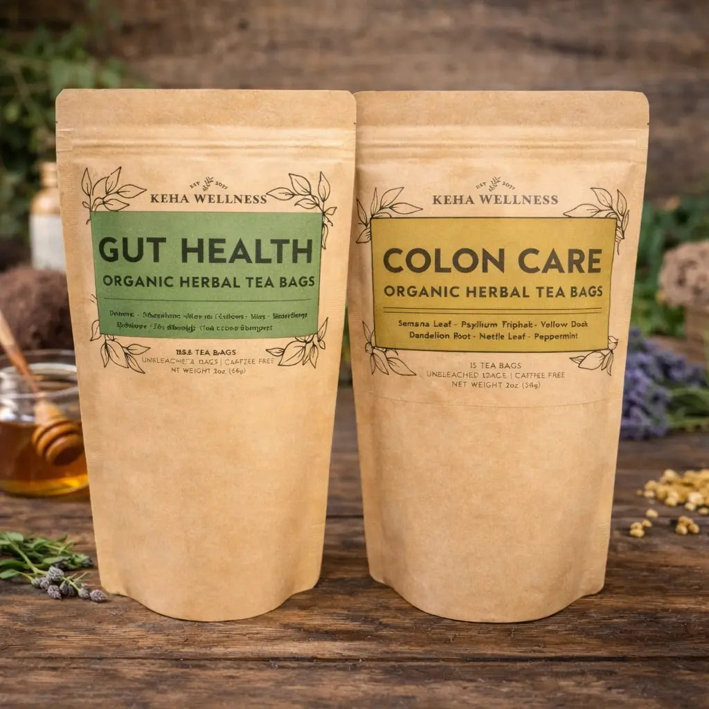 Gut Health & Colon Care Tea Bundle | Digestive Wellness Duo