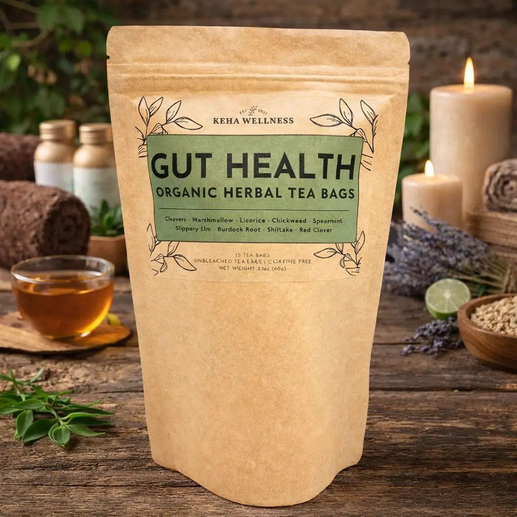 Soothing Gut Tea Bags — Slippery Elm & Marshmallow | Organic Herbal Tea