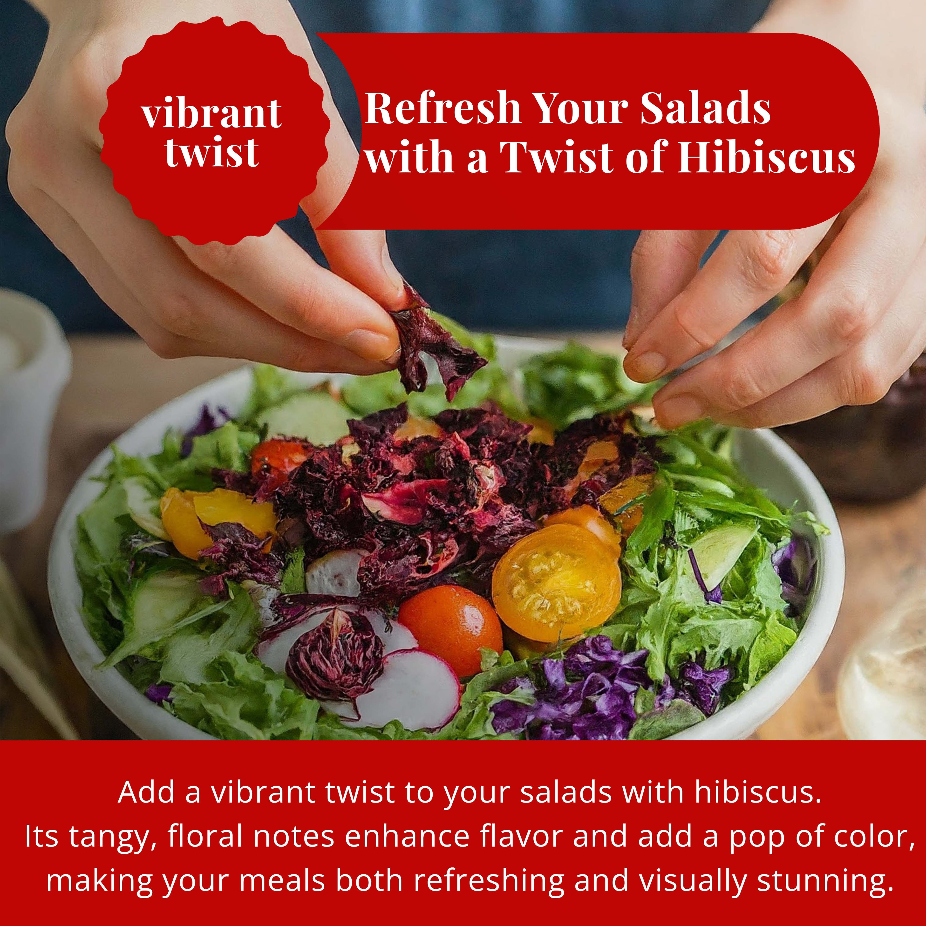 Dried Hibiscus Flowers 5 oz – Loose Leaf Hibiscus Tea | Akshit