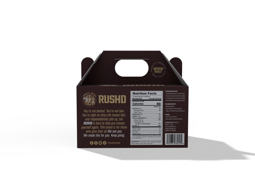 Protein Coffee Pods by Rush'd