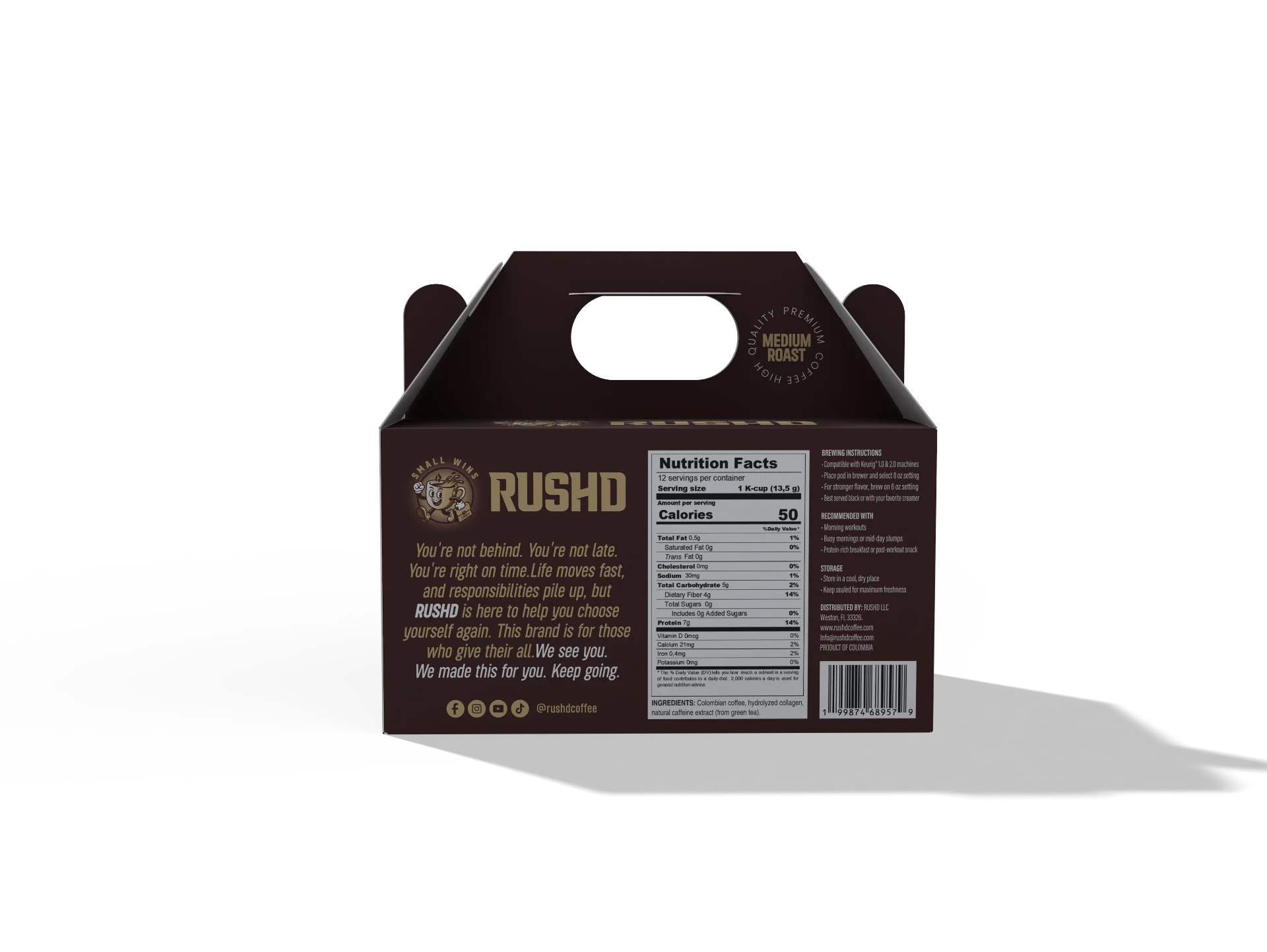 Protein Coffee Pods by Rush'd