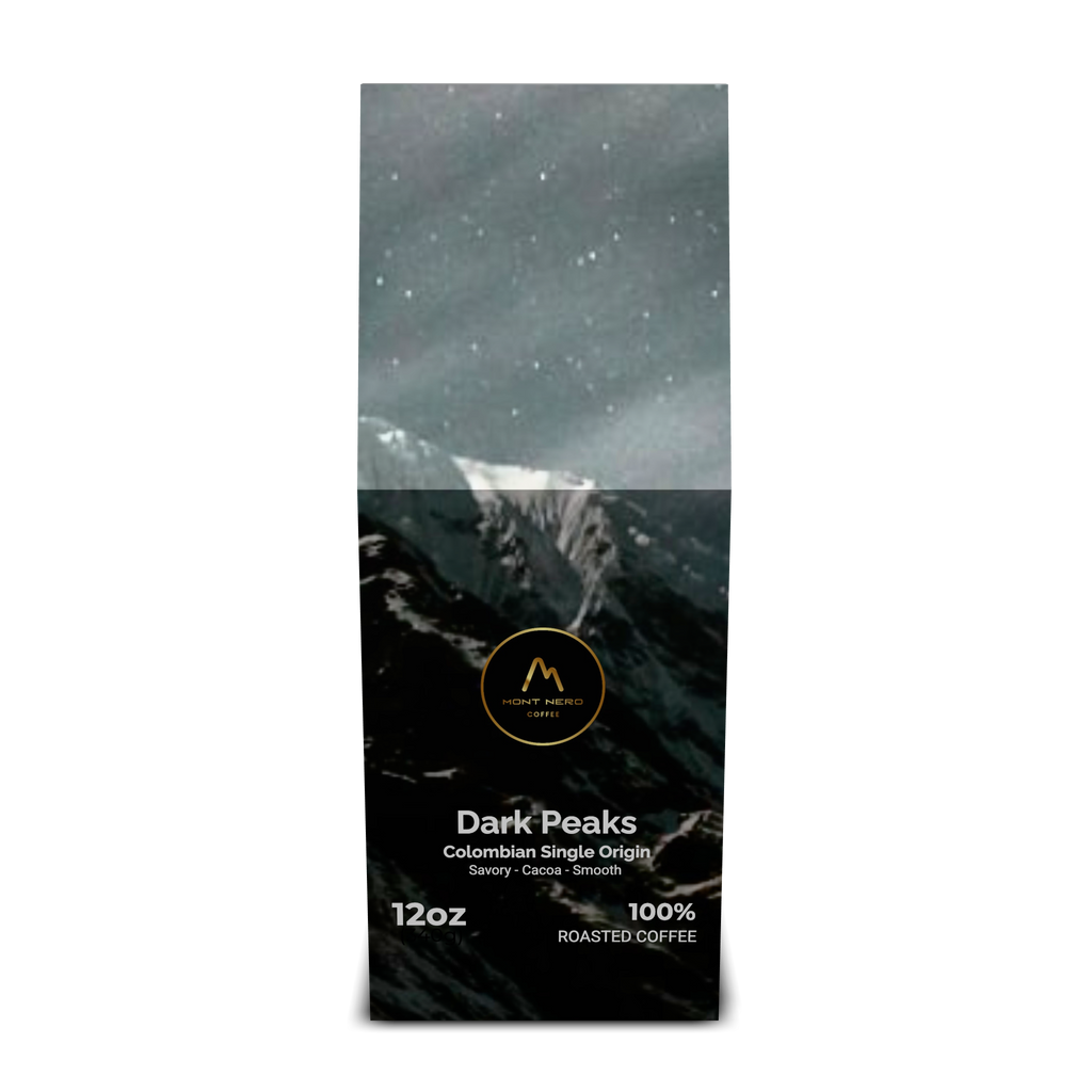 Dark Peaks Colombian Single Origin - Medium Roast - Savory, Cocoa, Smooth