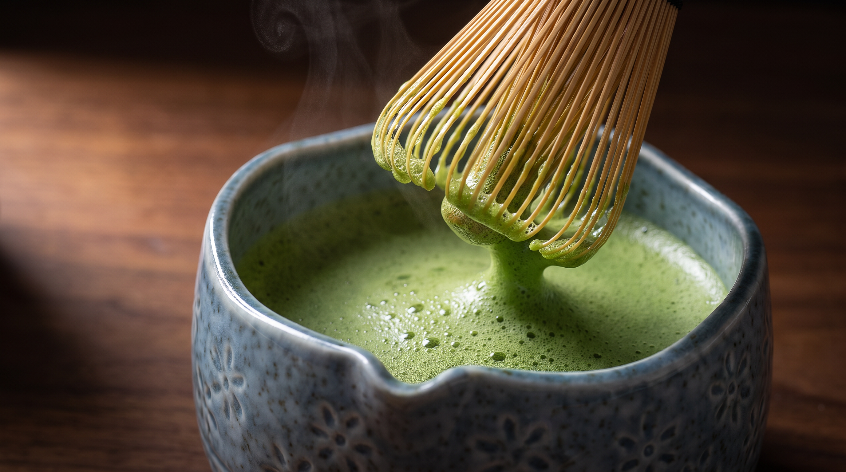 Matcha Whisk Set — Bamboo Chasen + Ceramic Chawan Gift Set