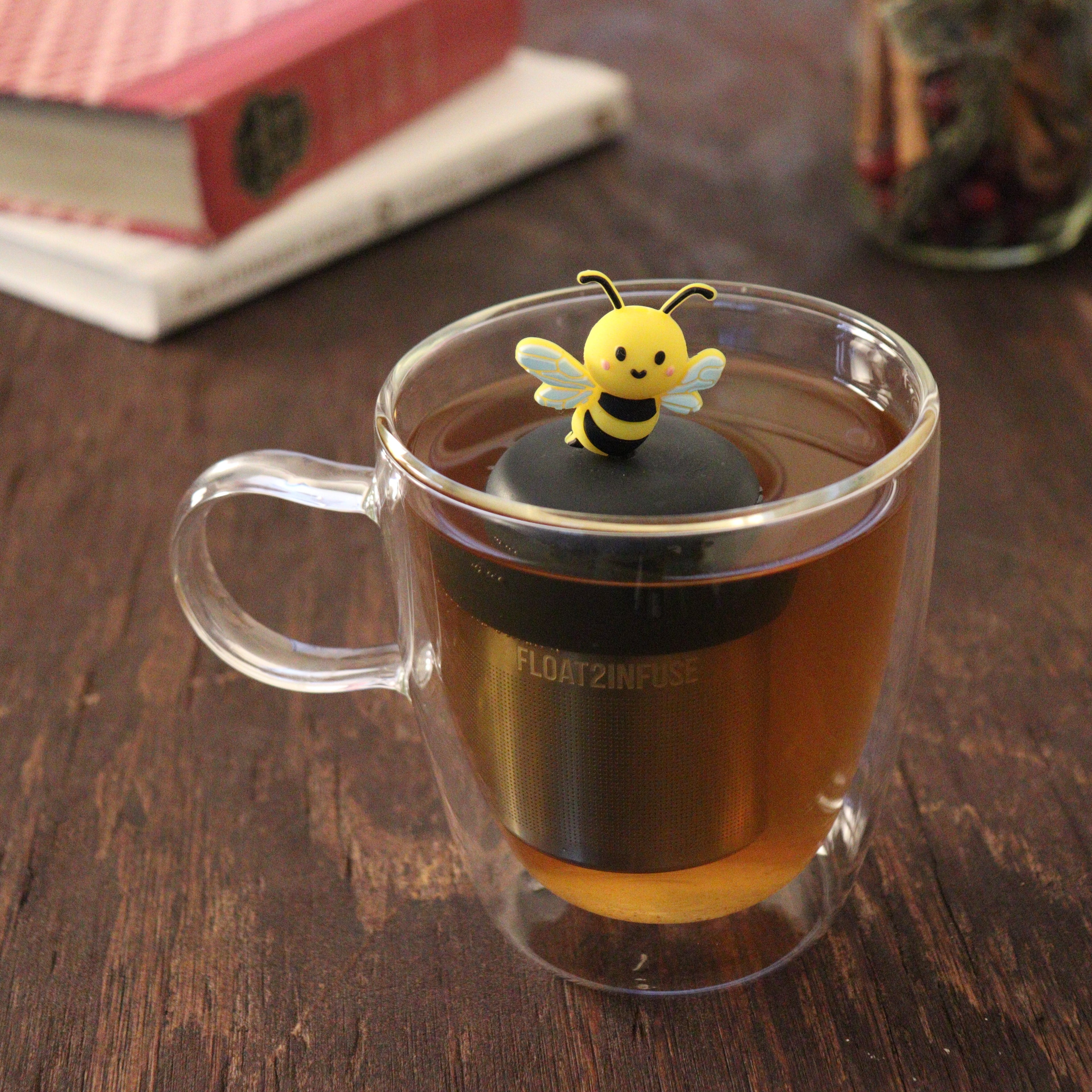 Floating Bumble Bee Tea Infuser - Cute Animal Tea Infuser for Loose Leaf Tea