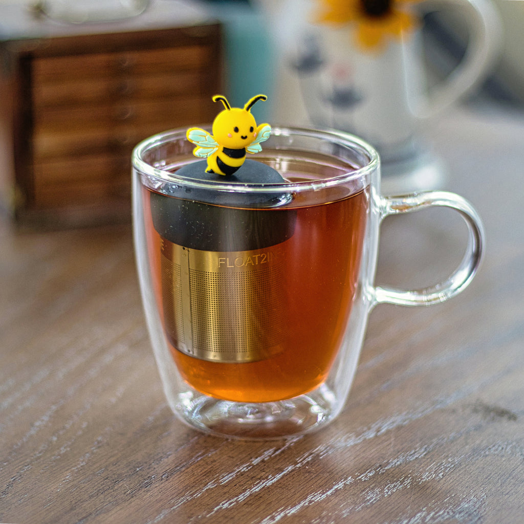 Floating Bumble Bee Tea Infuser - Cute Animal Tea Infuser for Loose Leaf Tea