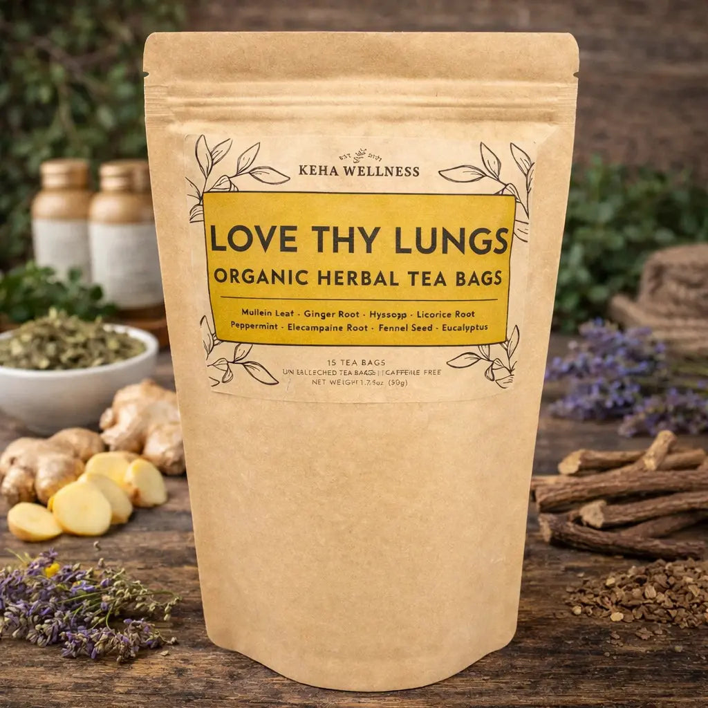 Breathe Tea Bags — Mullein & Elecampane | Organic Respiratory Herbal Tea